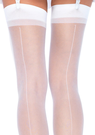Sheer Back Seam Stocking