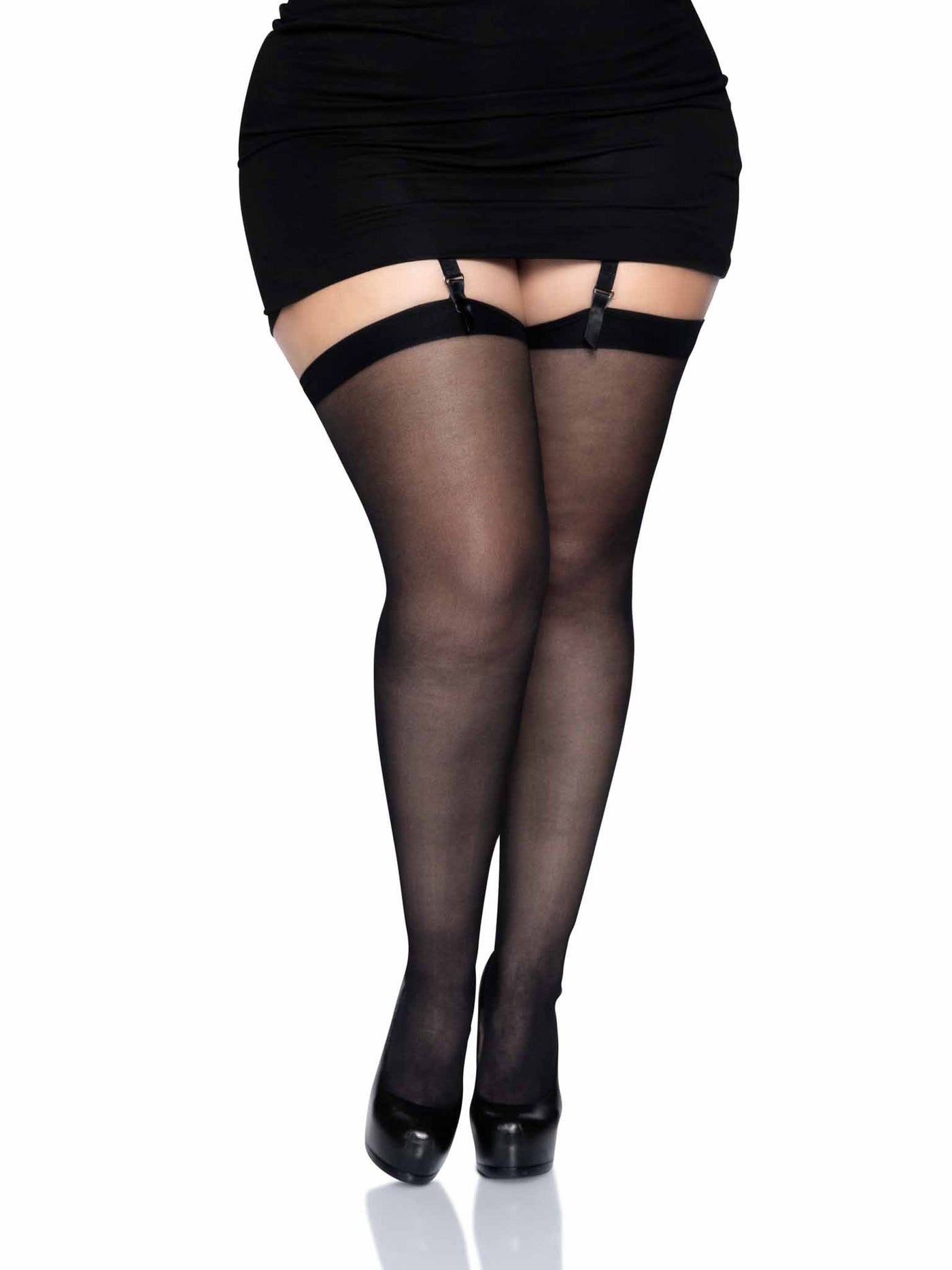 Sheer Back Seam Stocking