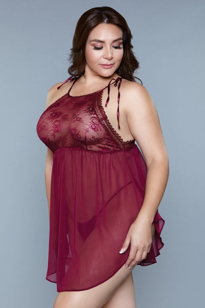 Alana Chemise Burgundy