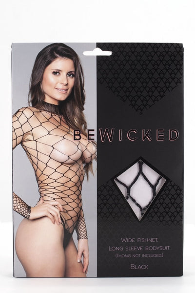 Dancing All Night Bodystocking Black