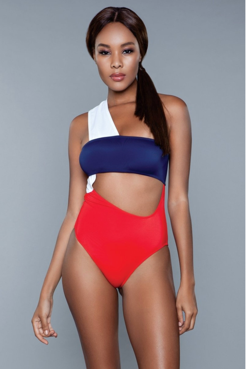Kennedy Swimsuit Red/White/Blue