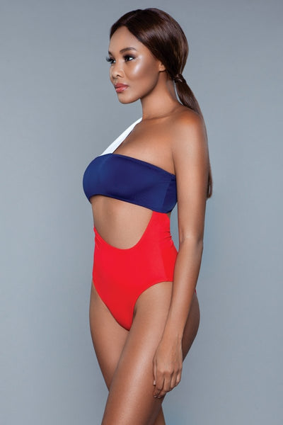 Kennedy Swimsuit Red/White/Blue