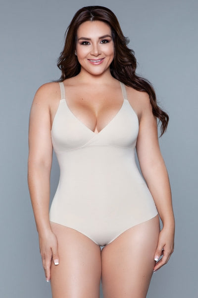 What Waist Shapewear Bodysuit Nude