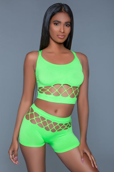 Palmer Set Neon Green