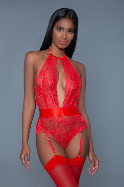 Ophelia Bodysuit Red