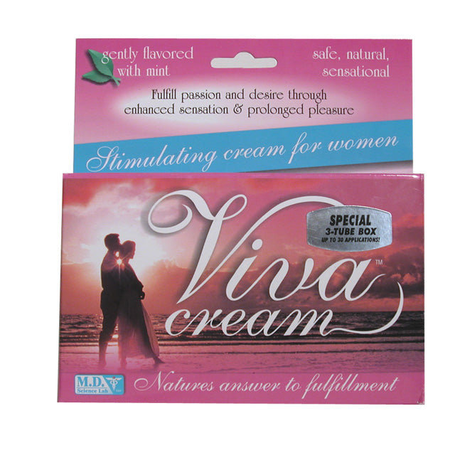 Swiss Navy Viva Cream Stimulating Cream For Women 3-Pack 10 ml Tubes