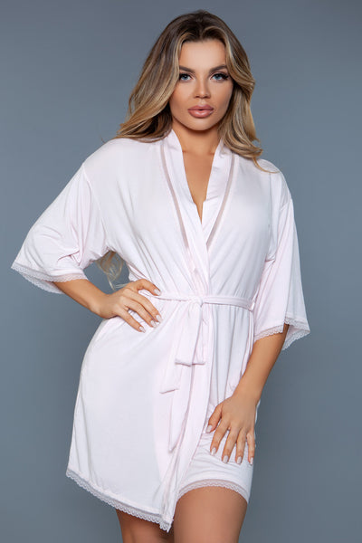 Sylvie Robes Blush Pink