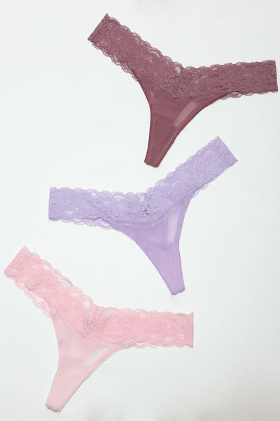 Mila Thong 3 Pack