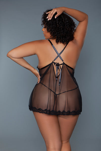 Bridgette Babydoll Black