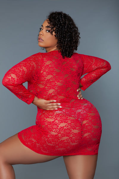 Lynn Chemise Red