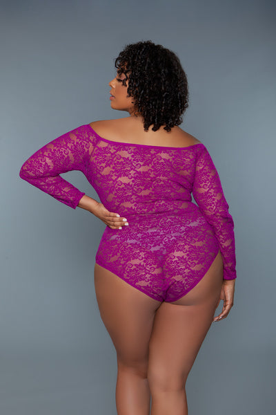 Marina Bodysuit Dark Magenta