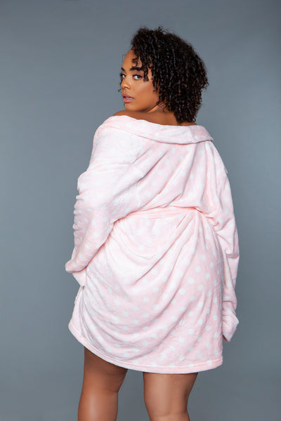 Kaylee Robe Pink White