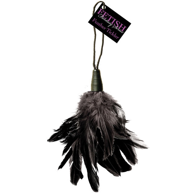 Pipedream Fetish Fantasy Series Feather Tickler With Wrist Strap Black