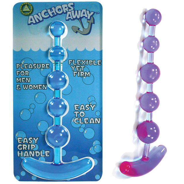 Anchors Away Anal Beads (Lavender)