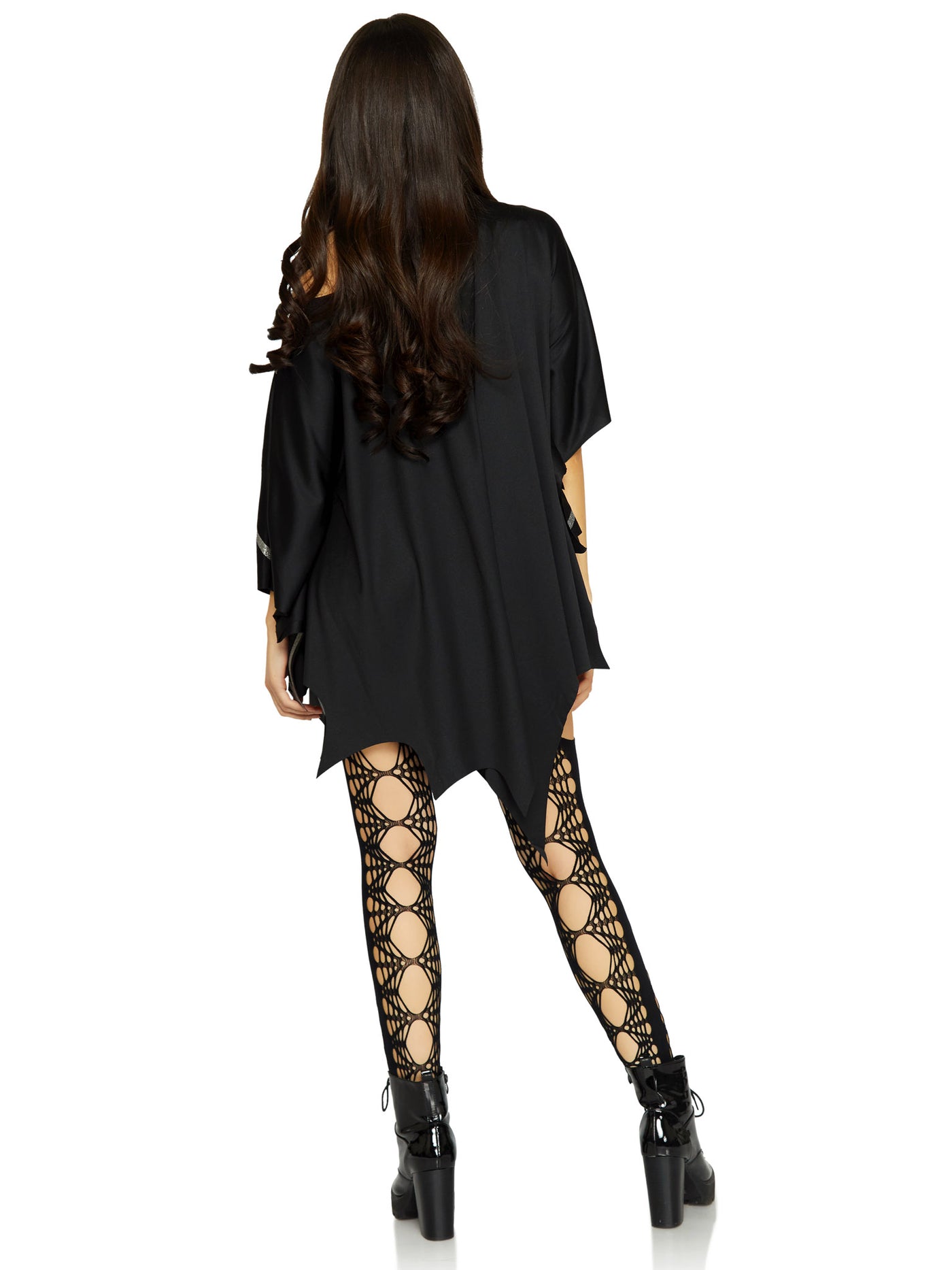 Glitter Web Poncho
