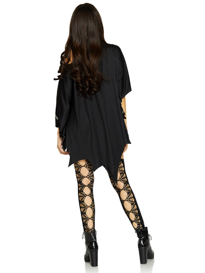 Glitter Web Poncho