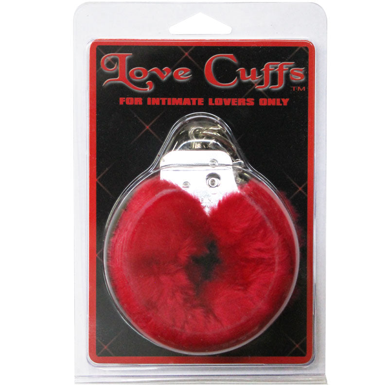 Plush Love Cuffs (Red)