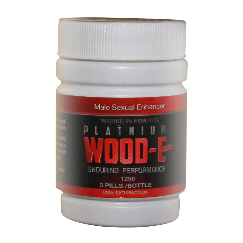 Platinum Wood-E 3ct Pill Bottle