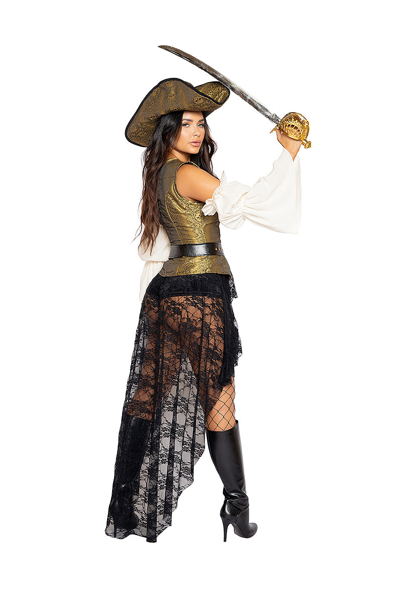 6-Piece Pirate Queen Costume