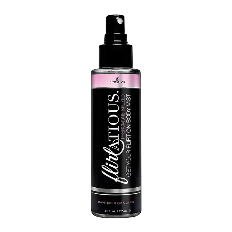 Sensuva Flirtatious Pheromone-Infused Body Mist Sweet Pea, Sugar & Vanilla 4.2 oz.