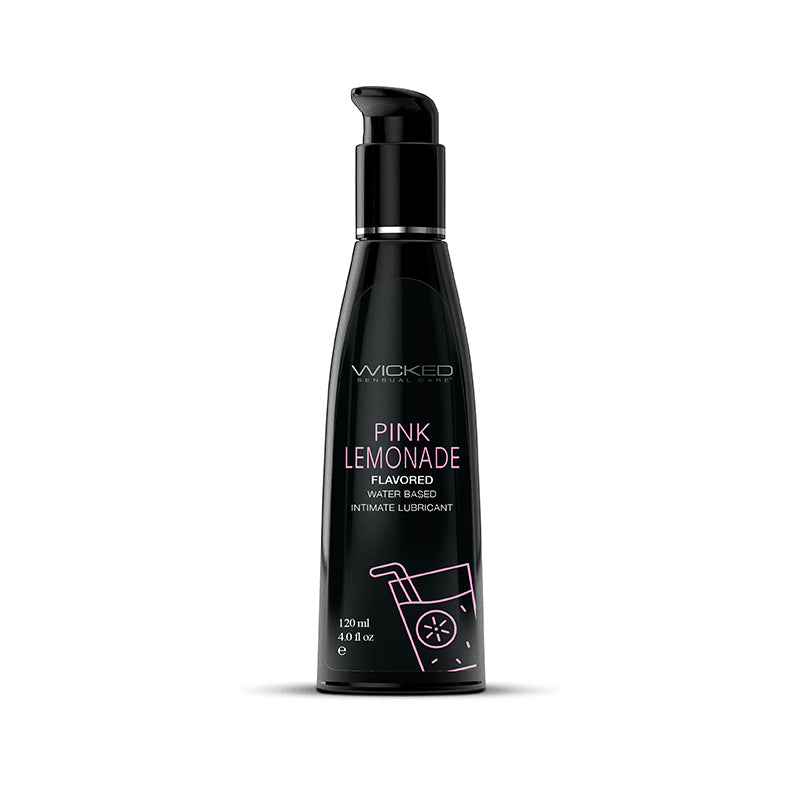 Wicked Aqua Pink Lemonade Water Based Lubricant 4 oz.
