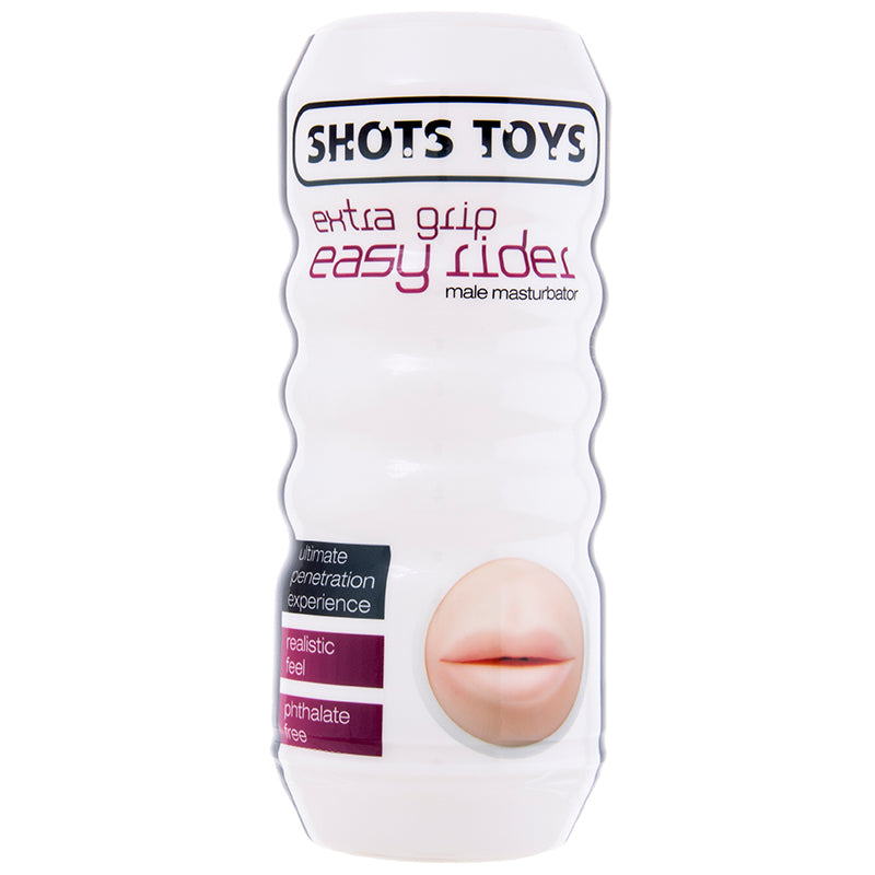 Shots Easy Rider Extra Grip Mouth Masturbator
