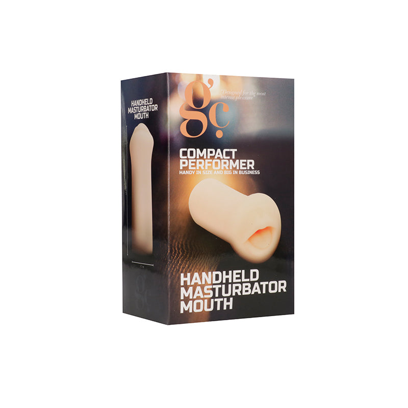 GC Compact Handheld Mouth Masturbator Beige