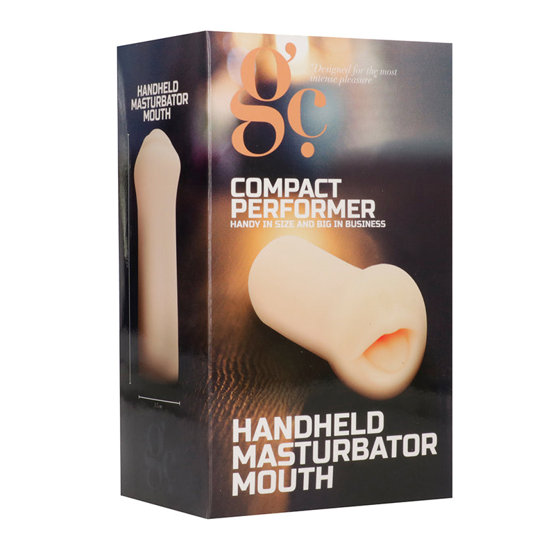 GC Compact Handheld Mouth Masturbator Beige