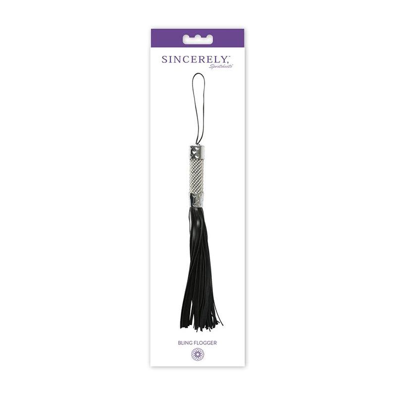 Sincerely, Sportsheets Bling Flogger Black