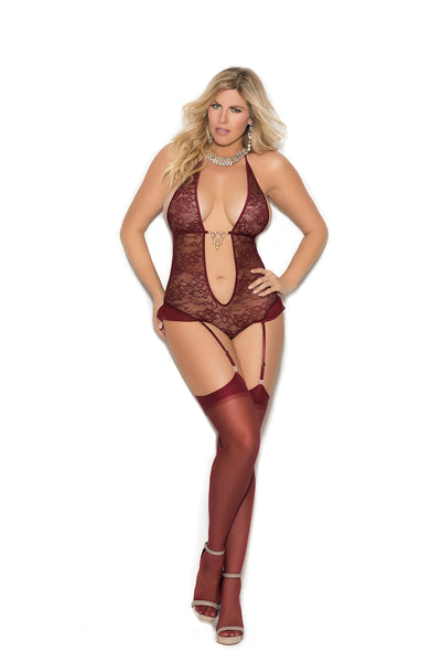 Teddiette With Deep V Front