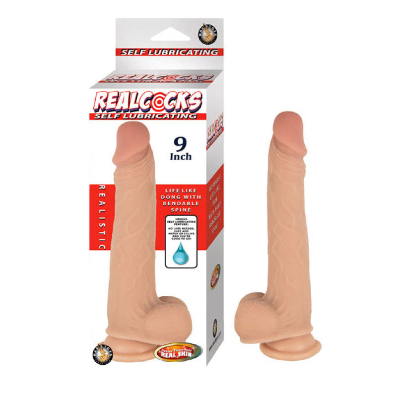 Realcocks Self Lubricating 9 in Vanilla