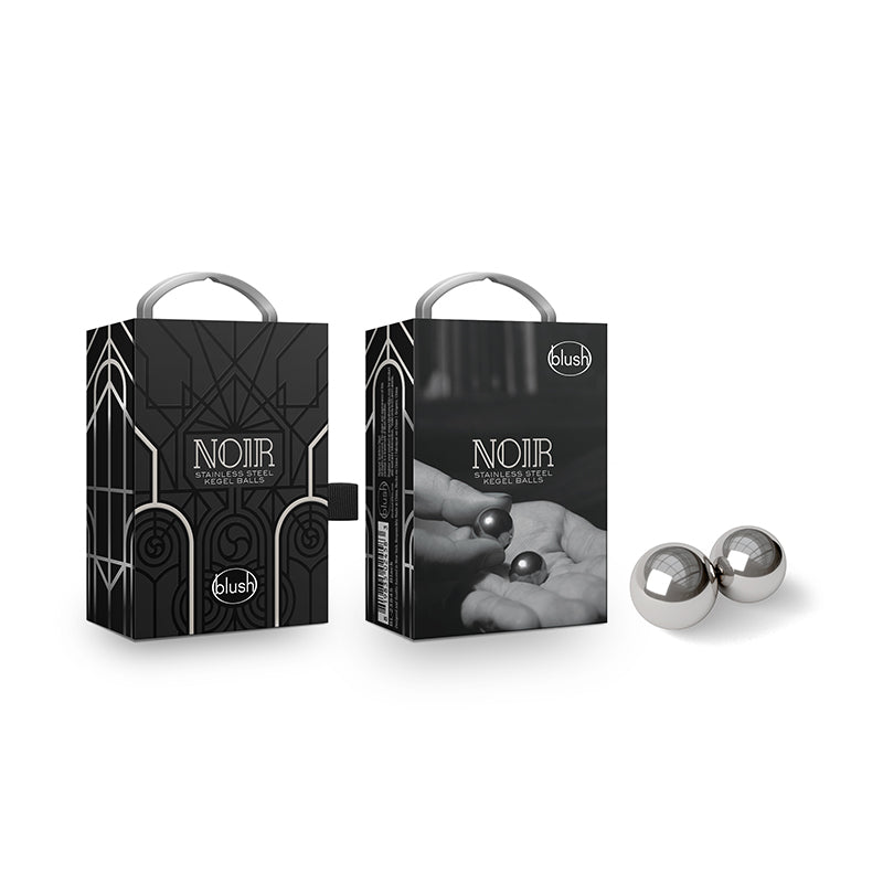 Blush Noir 2-Piece Stainless Steel Kegel Balls Set Silver