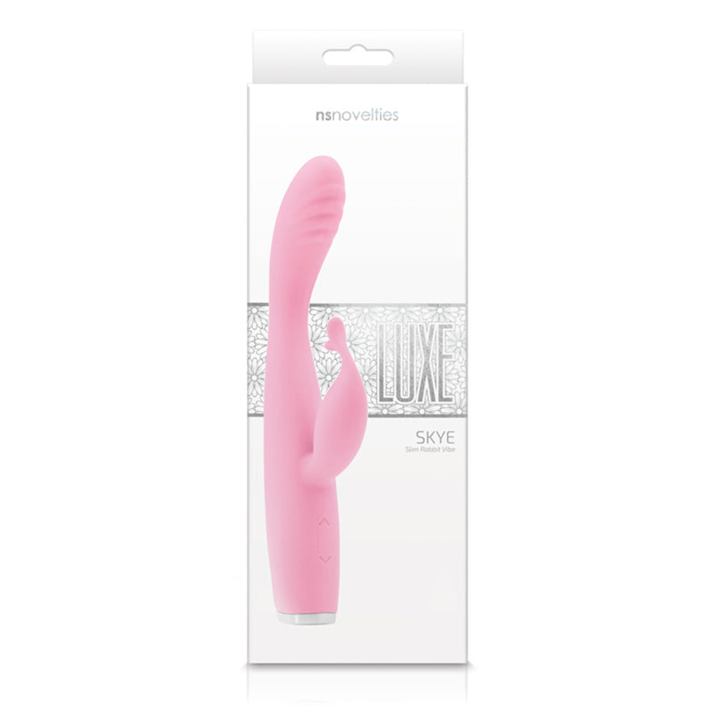 Luxe Skye Rechargeable Dual Stimulator - Pink