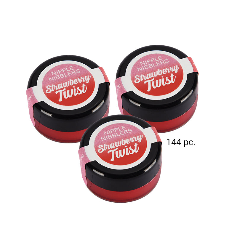 Jelique Nipple Nibbler Cool Tingle Balm Strawberry Twist (Bulk Pack/144 pcs) 3 g