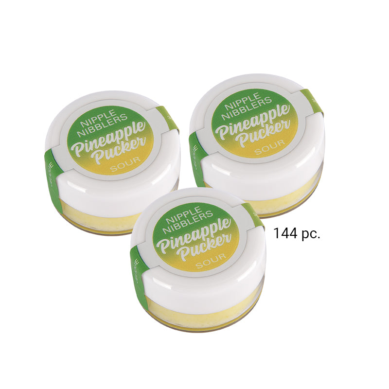Jelique Nipple Nibbler Sour Tingle Balm Pineapple Pucker (Bulk Pack/144 pcs) 3 g