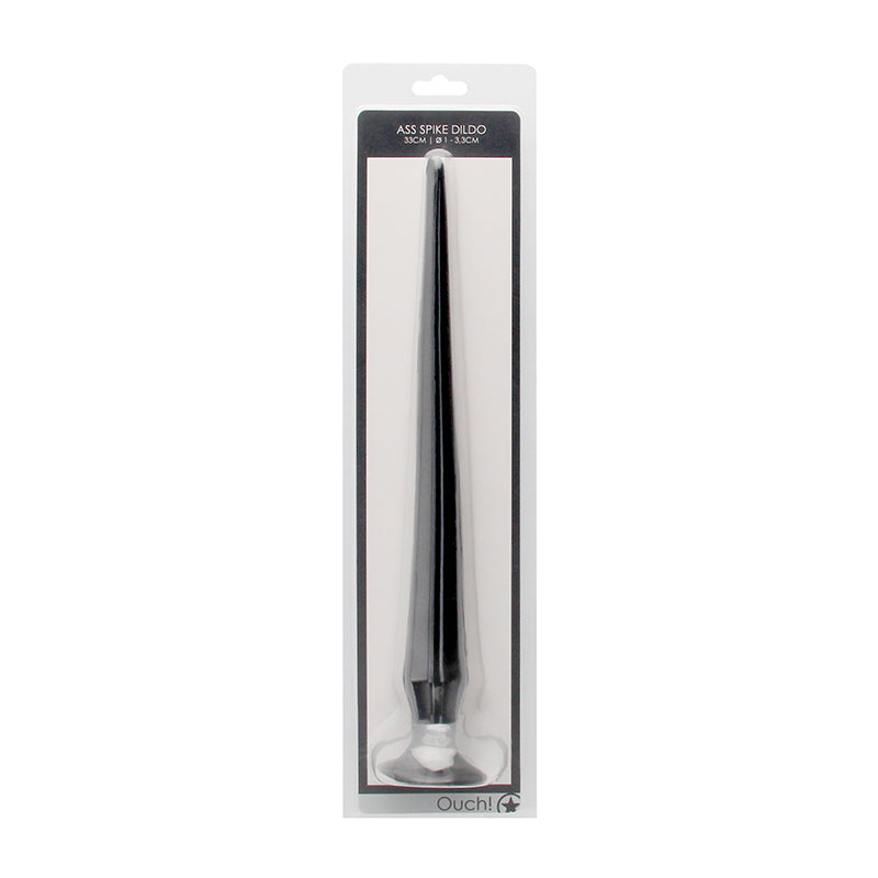 Ouch! Ass 13 in. Spike Dildo Black