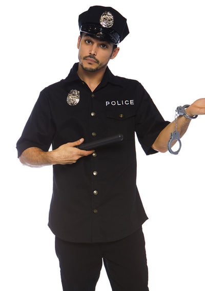 4-piece Men's Police Shirts 