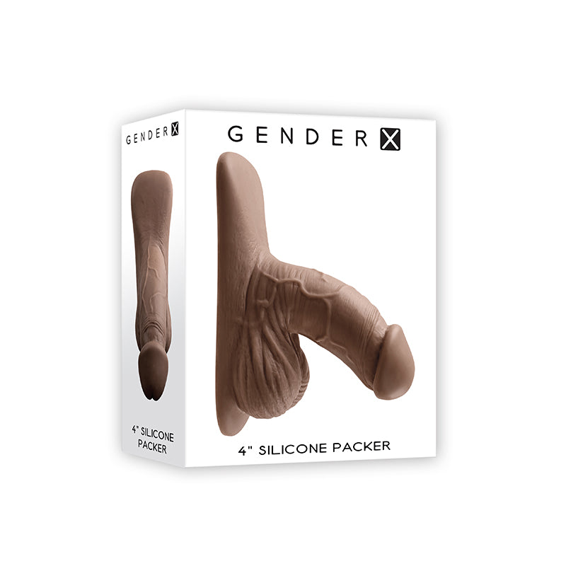 Gender X 4 in. Silicone Packer Dark