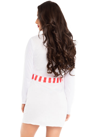 Snowman Long Sleeve T-shirt Dress