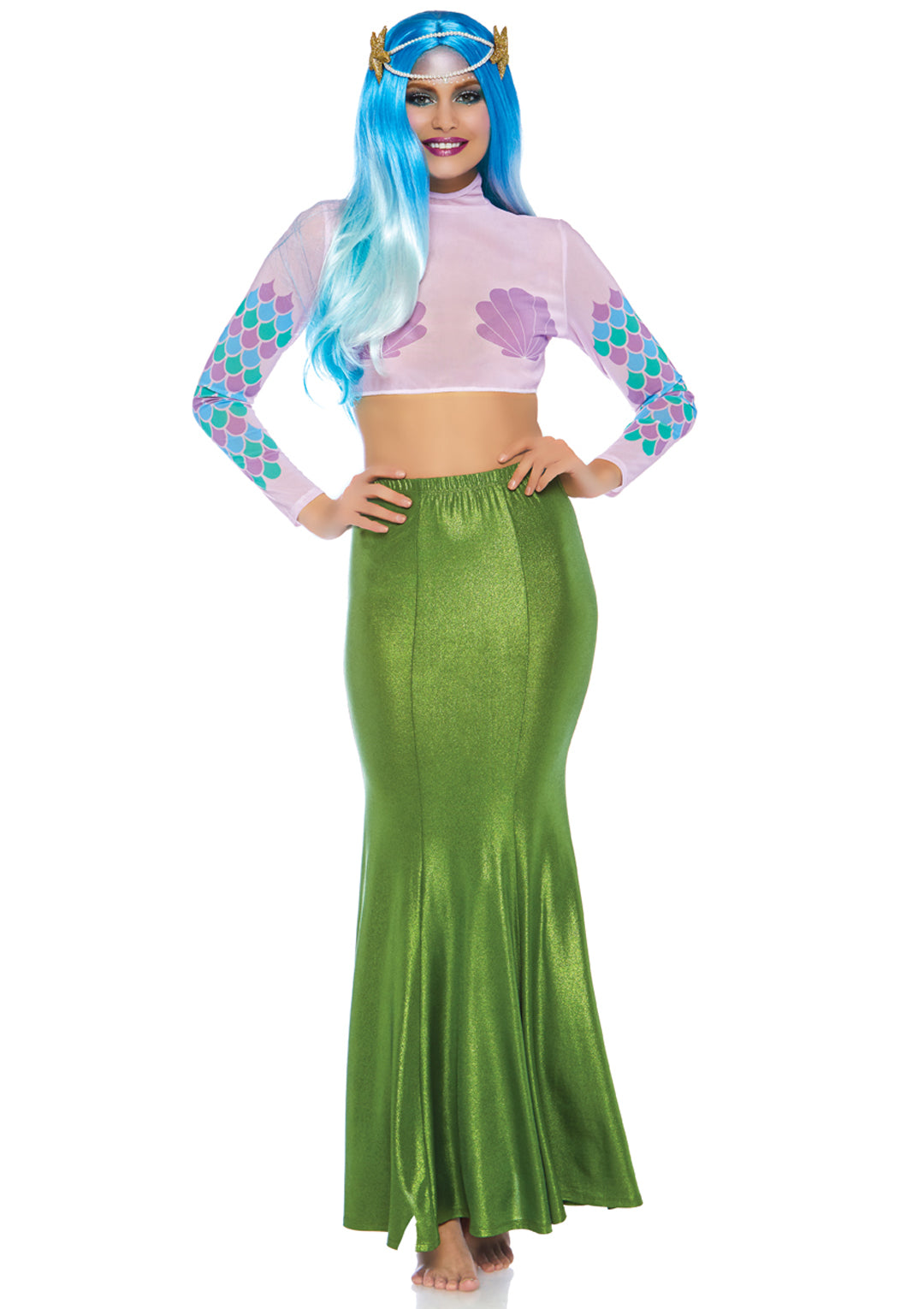Shimmer Spandex Mermaid Skirt