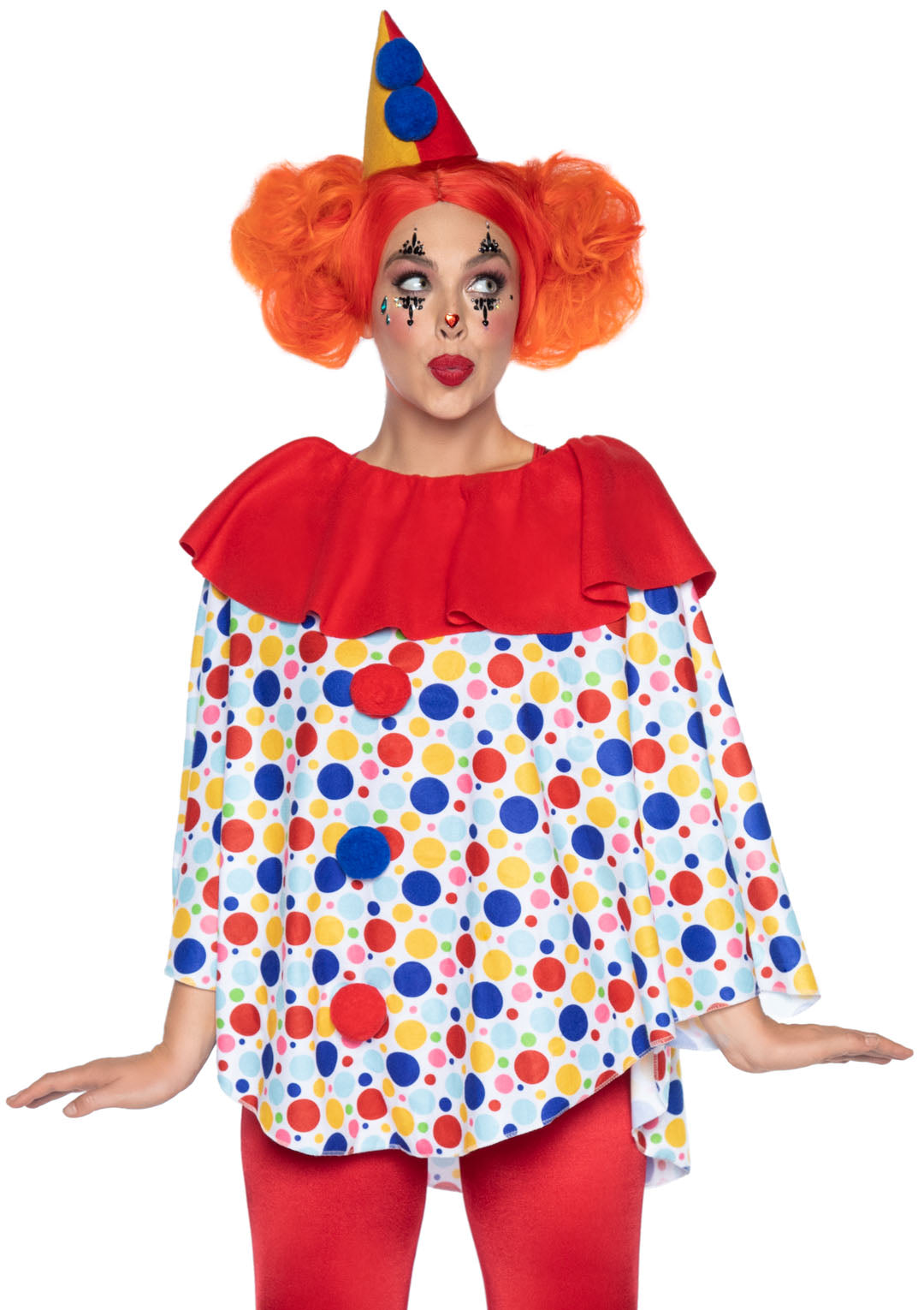 2-piece Clown Poncho