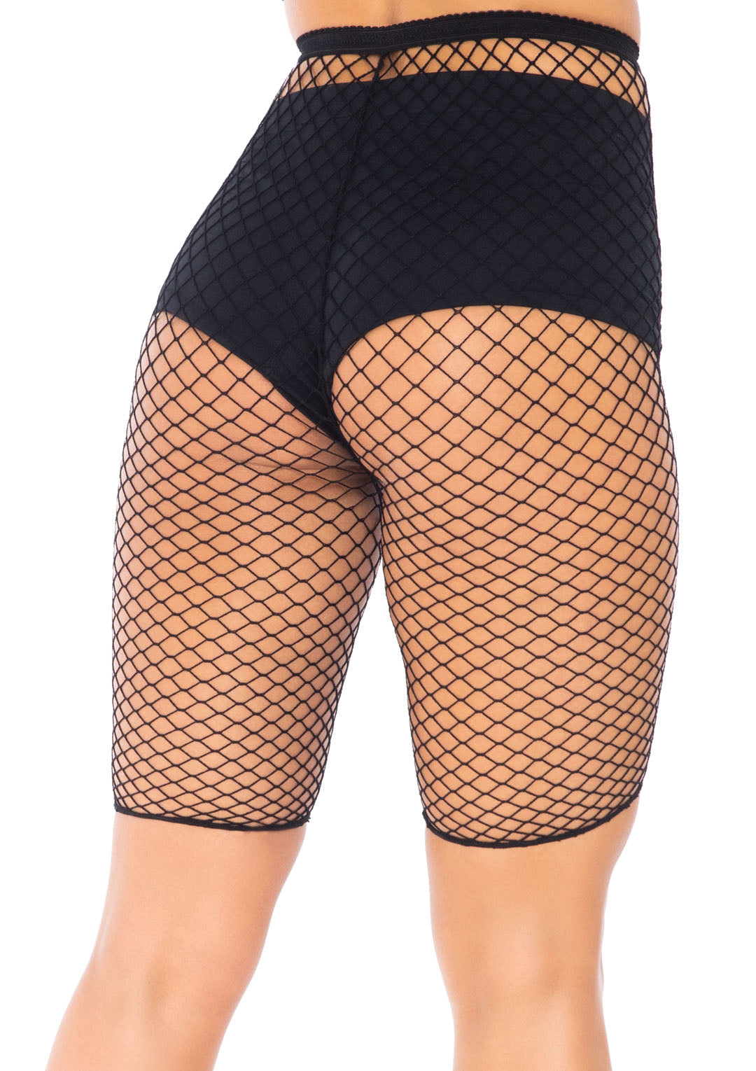 Industrial Net Biker Shorts
