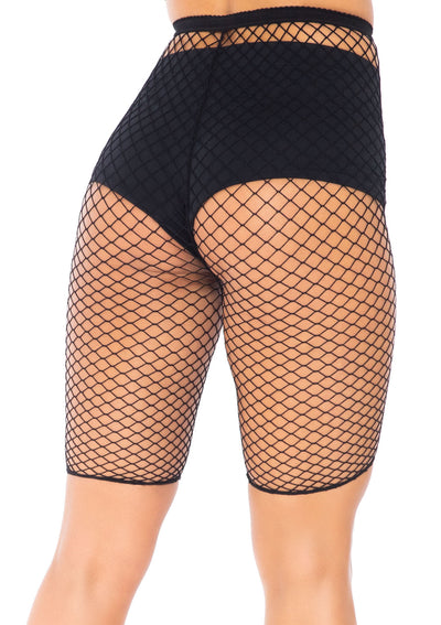 Industrial Net Biker Shorts