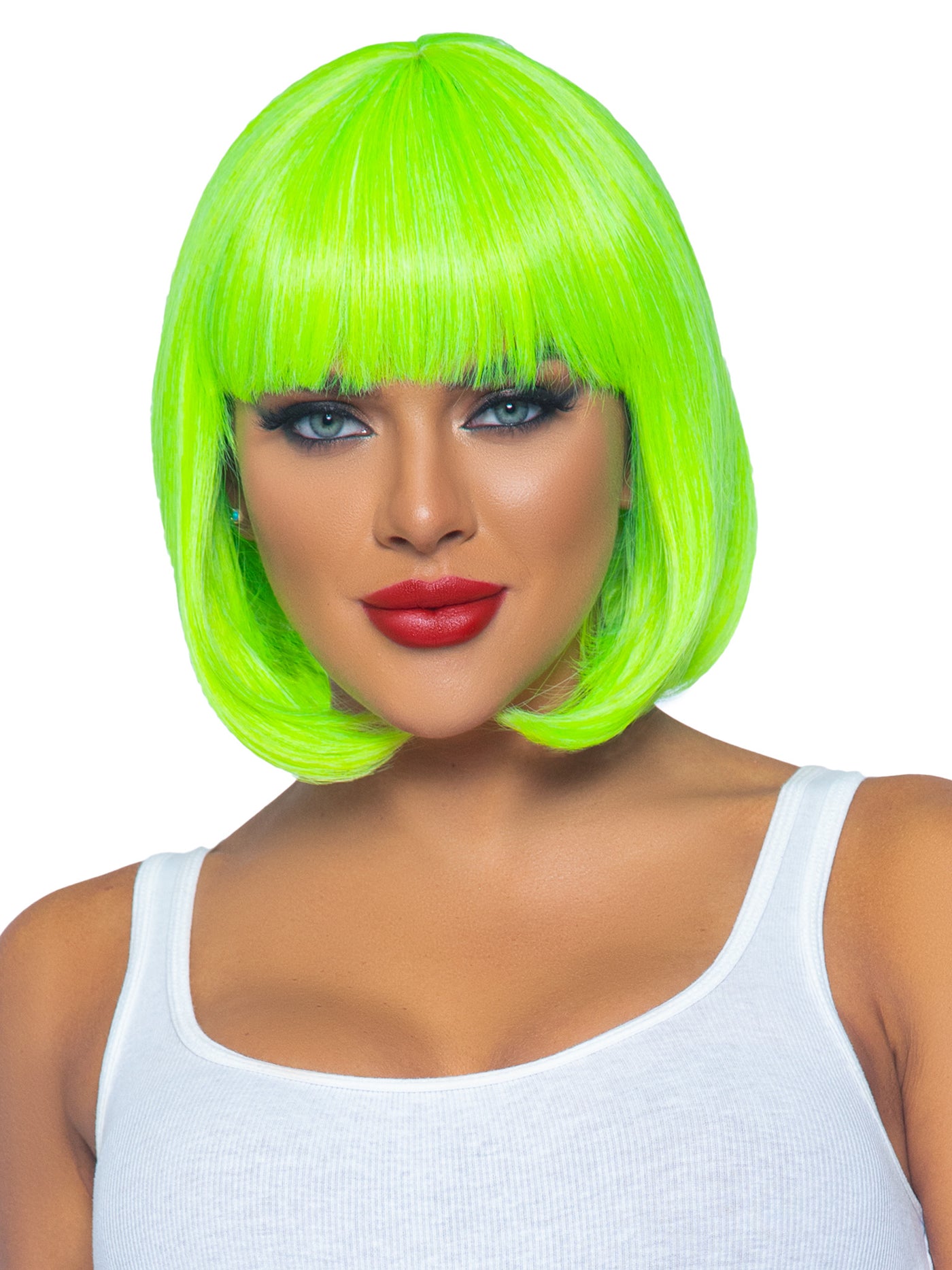 12" Neon Short Bob Wig