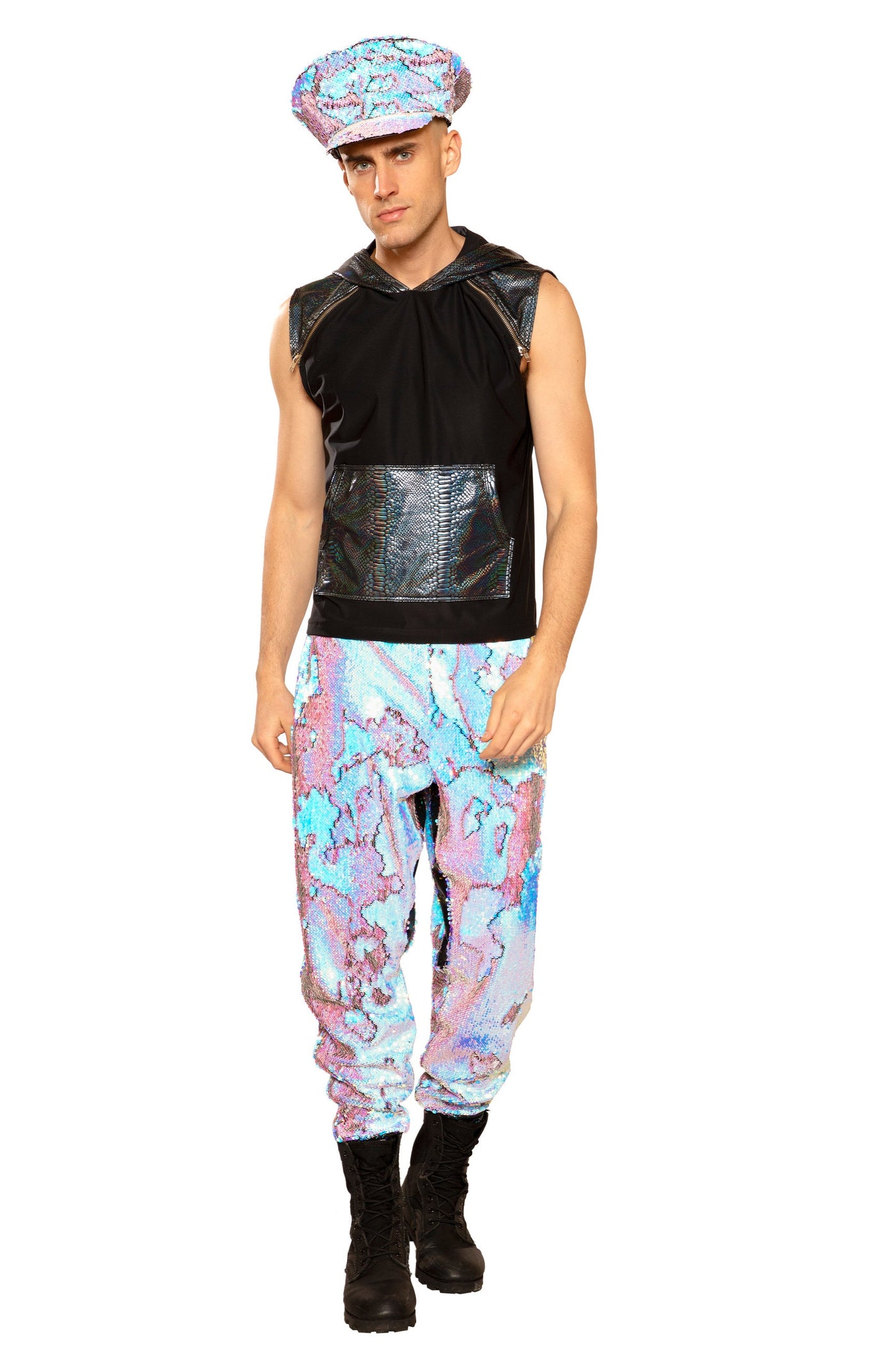 Unisex Flip Sequin Joggers