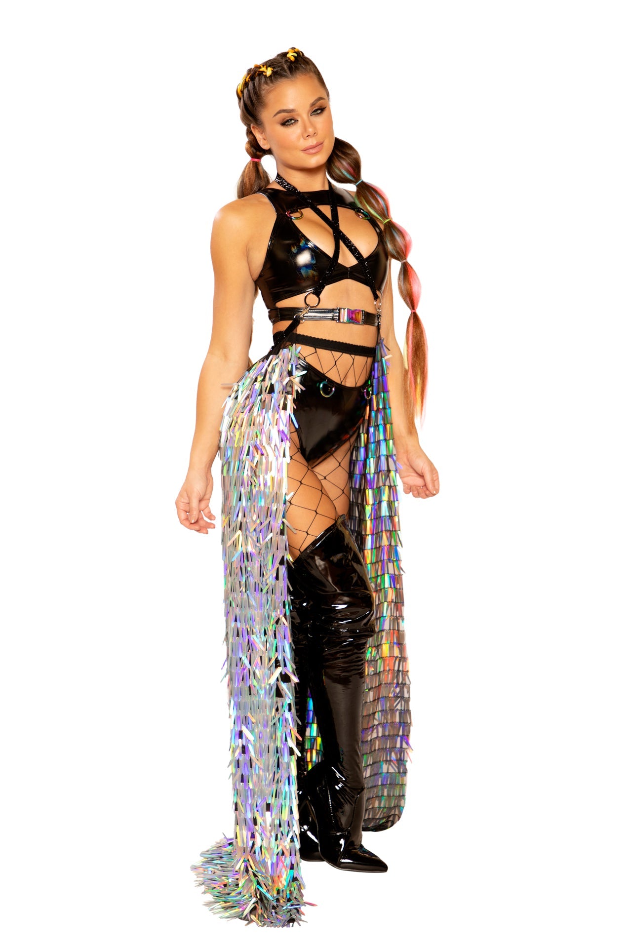 Pvc Holographic Clip Top
