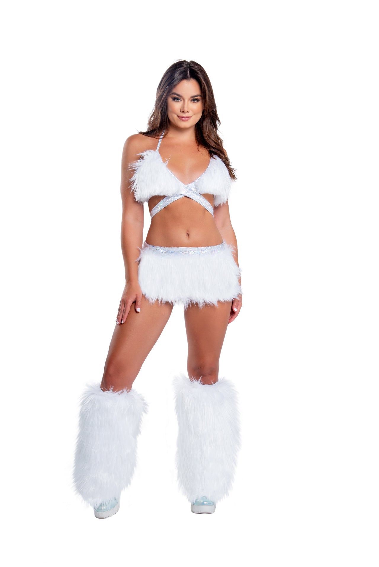 Faux Fur Light-Up Skirt