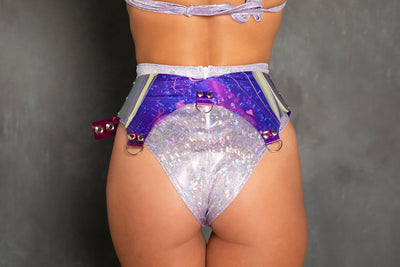 Holo Vinyl Garter Belt