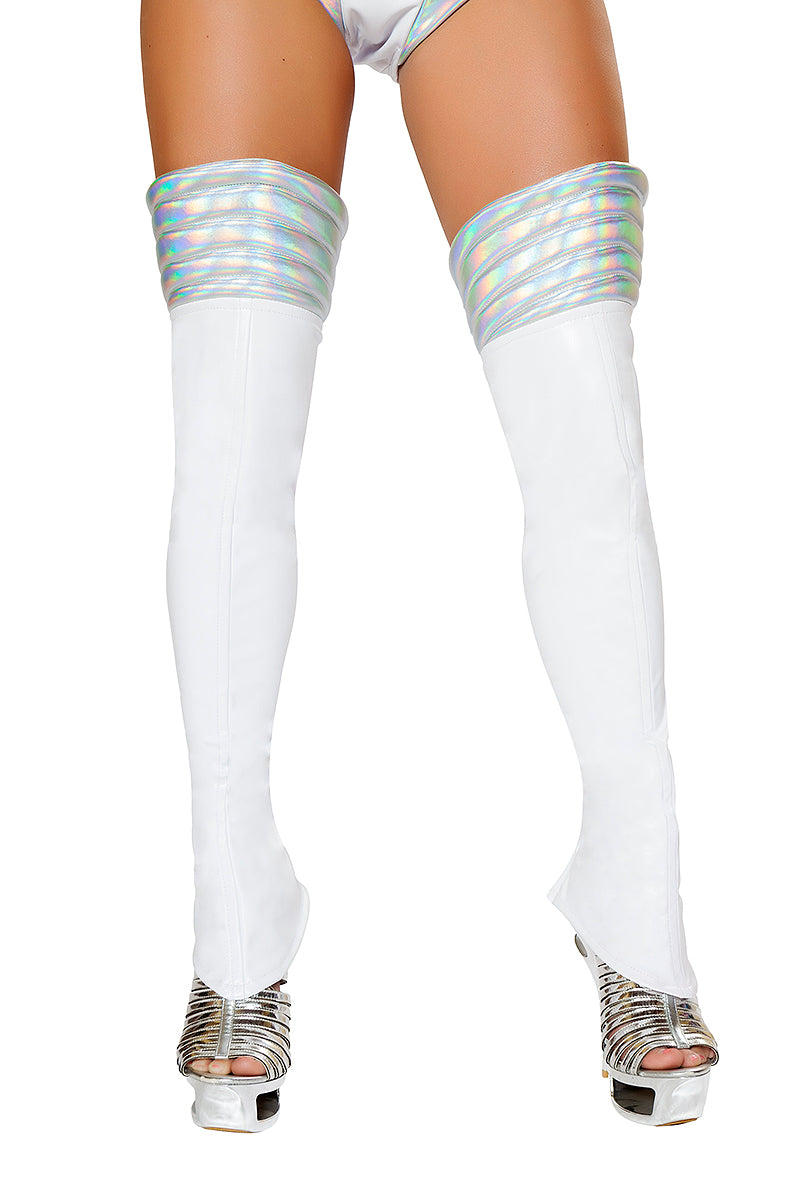 White Space Girl Leggings