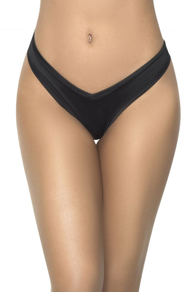 High Leg Thong Color Black